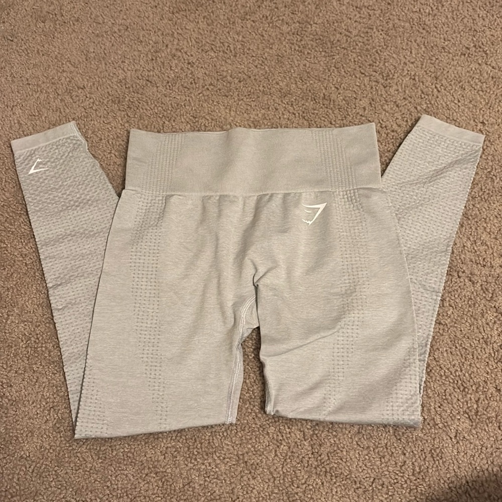 Gymshark Vital Seamless 2.0 Leggings, light grey size S